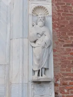 Portale dettaglio - Collegiata dell' Assunta a Revello