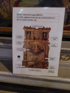 Pannello illustrativo - Collegiata dell' Assunta a Revello