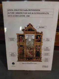 Pannello illustrativo - Collegiata dell' Assunta a Revello