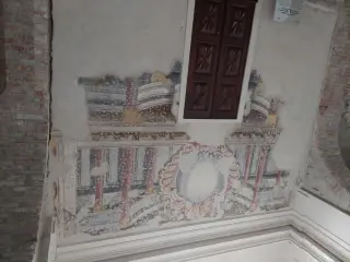 Affreschi controfacciata - Abbazia di Santa Maria a Cavour