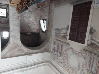 Affreschi controfacciata - Abbazia di Santa Maria a Cavour