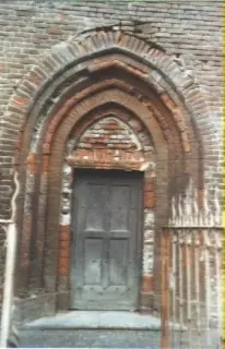 Portale campanile - Parrocchiale di Santa Maria a Piobesi Torinese