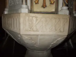 Fonte battesimale: L XXXX - Parrocchiale di San Siro a Virle Piemonte
