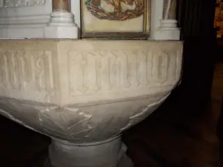 Fonte battesimale: TREM O(MN) - Parrocchiale di San Siro a Virle Piemonte