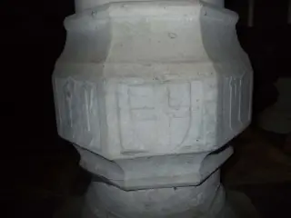 Fonte battesimale: FE(+)RT - Parrocchiale di San Siro a Virle Piemonte