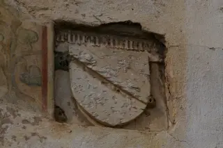 Stemma nobiliare - Cappella di Santa Elisabetta e San Vito a Piossasco