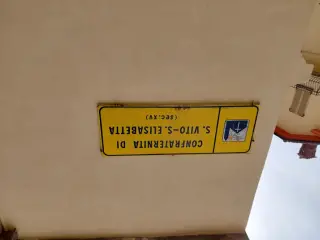 Cartello illustrativo - Cappella di Santa Elisabetta e San Vito a Piossasco