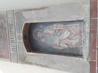 Affresco in facciata - Duomo di San Donato a Pinerolo
