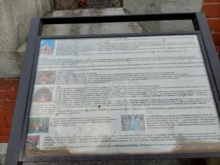 Pannello illustrativo - Cappella Cimiteriale di San Bernardino a Lusernetta