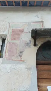 Affresco esterno - Cappella Cimiteriale di San Bernardino a Lusernetta