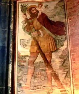 Affresco - Sacra o Sagra di San Michele a Sant'Ambrogio di TorinoFrazione Sacra di San Michele