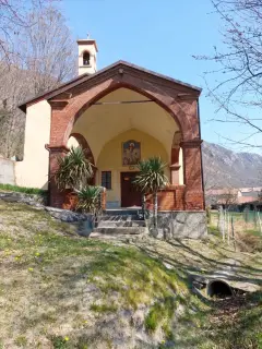Facciata - Oratorio o Cappella di San Valeriano (2) a Borgone SusaFrazione San Valeriano