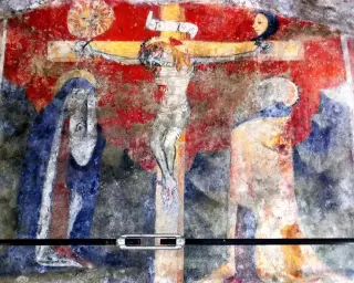 Crocifissione - Cappella Cimiteriale di Sant'Ippolito a Chianocco