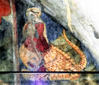 Affresco - Cappella Cimiteriale di Sant'Ippolito a Chianocco