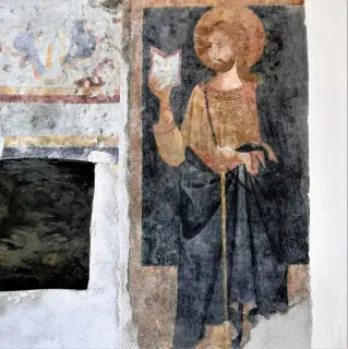 Affresco San Paolo - Chiesa di San Francesco a Susa