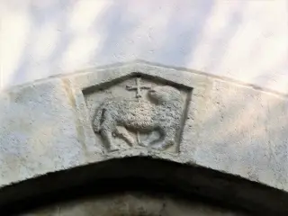 Agnello mistico - Chiesa di San Francesco a Susa