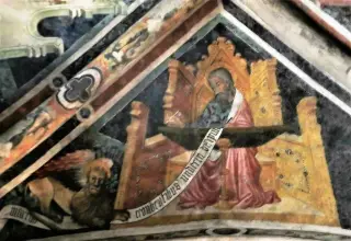 Affresco Evangelista Marco - Chiesa di San Francesco a Susa
