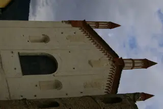 Facciata dettaglio - Cattedrale di San Giusto a Susa