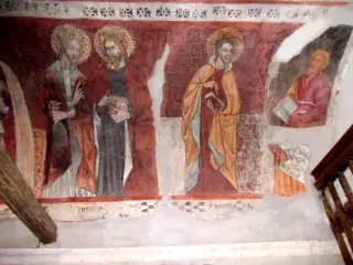 Affreschi - Certosa della Madonna della Losa a GravereFrazione Losa