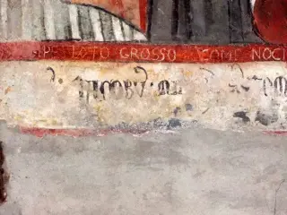 Affreschi - Certosa della Madonna della Losa a GravereFrazione Losa