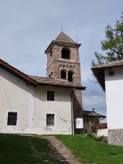 Campanile - Certosa della Madonna della Losa a GravereFrazione Losa