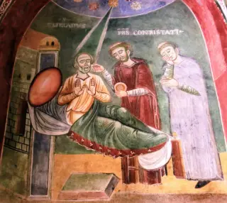 Vita di Sant'Eldrado - Cappella di Sant'Eldrado a Novalesa