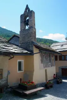 Esterno - Vista d'insieme - Cappella di Sant'Antonio a OulxFrazione Jouvenceaux