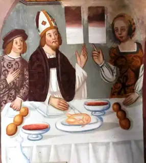 Affreschi - Cappella di Sant'Andrea e San Giacomo a BardonecchiaFrazione Les Horres