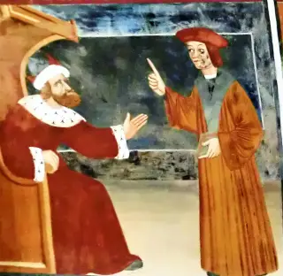 Affreschi - Cappella di Sant'Andrea e San Giacomo a BardonecchiaFrazione Les Horres