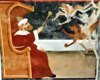 Affreschi - Cappella di Sant'Andrea e San Giacomo a BardonecchiaFrazione Les Horres