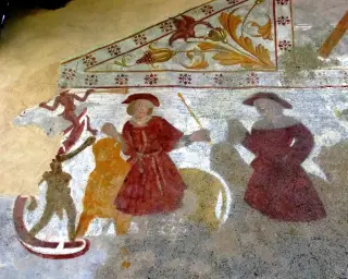 Affreschi - Cappella di Sant'Andrea e San Giacomo a BardonecchiaFrazione Les Horres