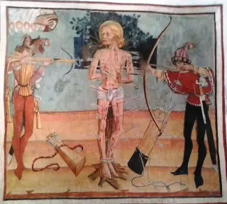 Affreschi - Cappella di San Sisto a BardonecchiaFrazione Melezet