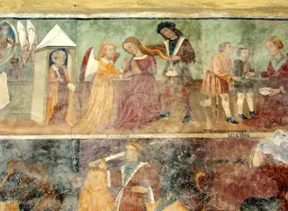 Ciclo Vizi e virtù - Cappella di Santo Stefano a GiaglioneFrazione Santo Stefano