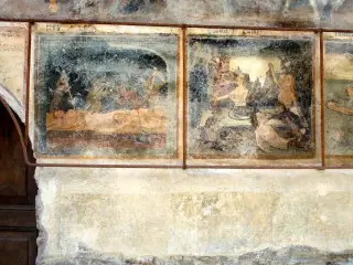 Ciclo Vizi e virtù - Cappella di Santo Stefano a GiaglioneFrazione Santo Stefano