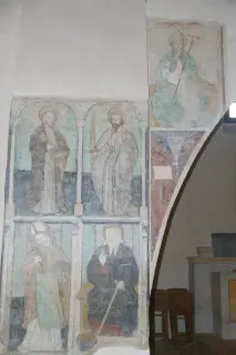 Affreschi - Pieve di San Maurizio a San Maurizio Canavese
