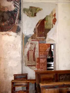 Affreschi sottarco abside maggiore - Chiesa di San Martino a Ciriè