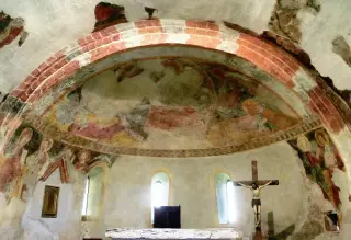 Affreschi abside - Chiesa di San Martino a Ciriè