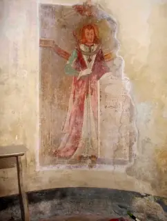 Affresco del Beato Amedeo IX - Pieve di Piè di Liramo o Santa Maria Maddalena a San Carlo CanaveseFrazione La Pié