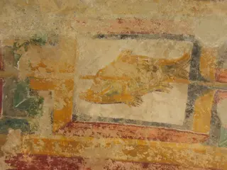 Affreschi arco trionfale - Chiesa di San Ferriolo o San Ferreolo a Grosso