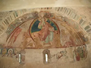 Affresco catino absidale - Chiesa di San Ferriolo o San Ferreolo a Grosso