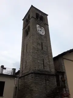 Campanile - Parrocchiale dei Santi Anastasia e Giovanni Evangelista a Monastero di Lanzo