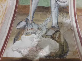 San Michele Arcangelo - Particolare - Cappella di San Giulio a LemieFrazione Forno