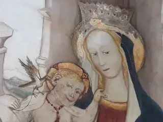 Madonna col Bambino - Cappella di San Giulio a LemieFrazione Forno