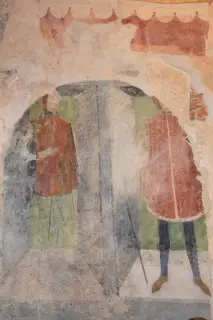 Affresco - Chiesa della Confraternita di Santa Croce a Rocca Canavese