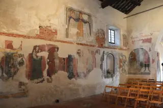Affreschi - Chiesa della Confraternita di Santa Croce a Rocca Canavese