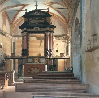 Interno - Pieve di Sant'Alessio a Rocca Canavese