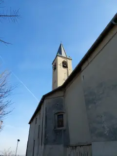 Fianco e campanile - Parrocchiale di San Michele Arcangelo a Brosso