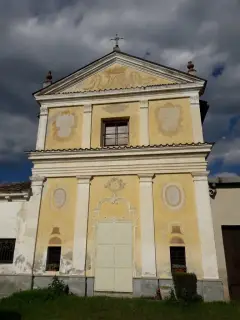Facciata - Santuario di Misobolo a San Giorgio Canavese