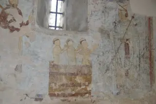 Miracolo di San Nicola da Bari - Chiesa di San Lorenzo a Settimo Vittone