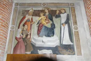 Affresco - Cattedrale o Duomo di Santa Maria a Ivrea